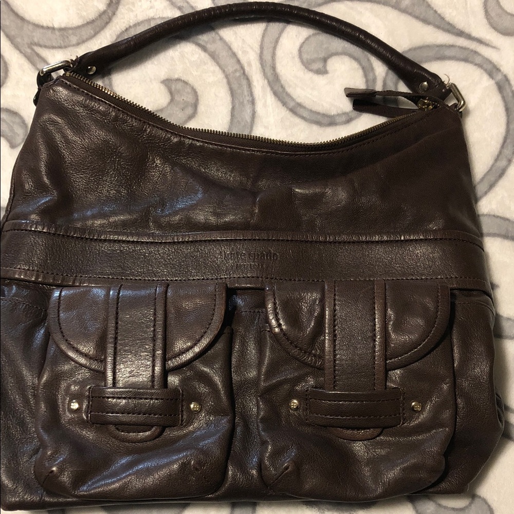 Kate Spade Dark Brown Leather Shoulder Bag